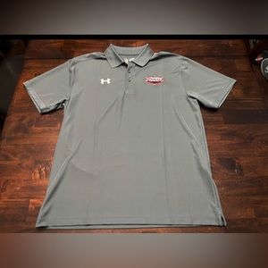 Under Armour HeatGear All America Football Short Sleeve Polo Shirt Men's size XL